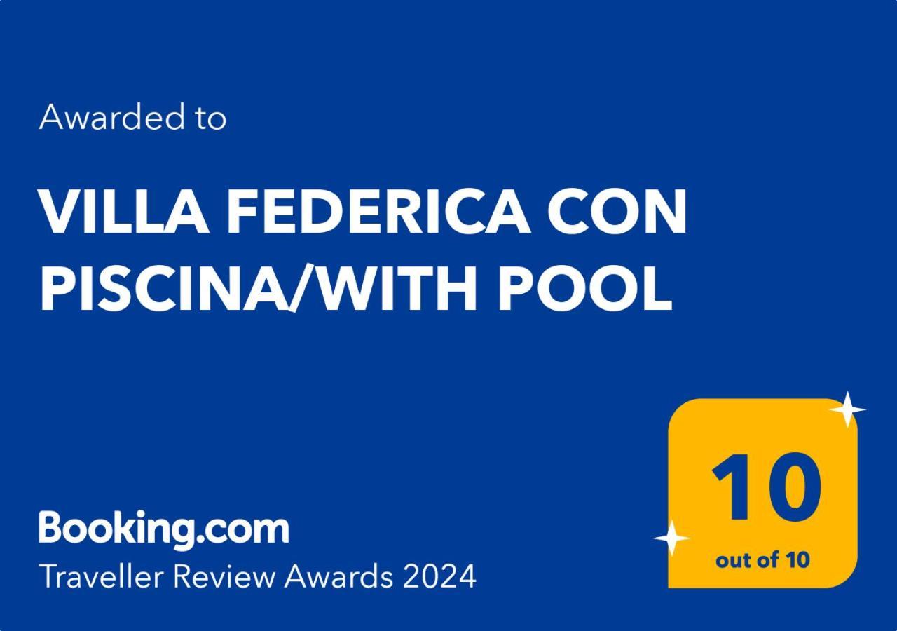 Villa Federica Con Piscina/With Pool 산타 마리아 델 포칼로 외부 사진